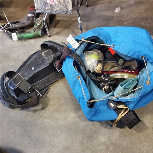 SCUBA GEAR, MASK, REGULATOR AND MORE