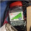 Image 2 : BAG OF SCREWS, HOCKEY CARDS, ELECTRICAL CORDS, IPHONES AND MORE