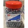 Image 2 : 8 NEW TUBS OF #8 X 1 INCH SELF TAPPING METAL SCREWS, 700 PER TUB, 5600 SCREWS TOTAL