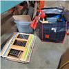 Image 1 : METAL FLOOR REGISTERS, PACKING TAPE, PAINT SPRAYER, PLASTIC BINS AND MORE