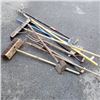 Image 1 : LOT OF BROOMS, SCRAPERS AND PITCHFORKS