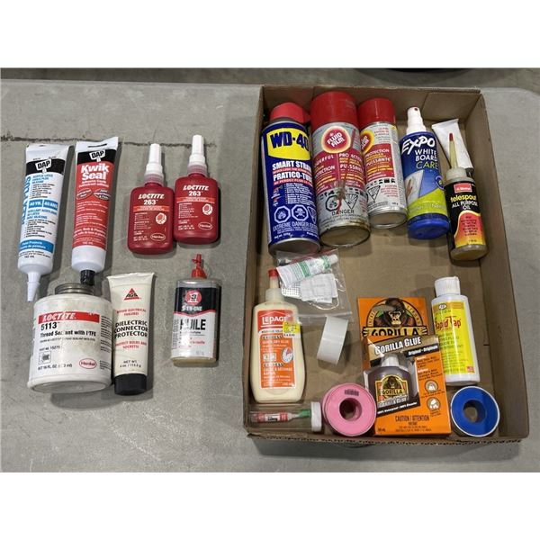 40, LOCTIT, CAULKING AND MORE