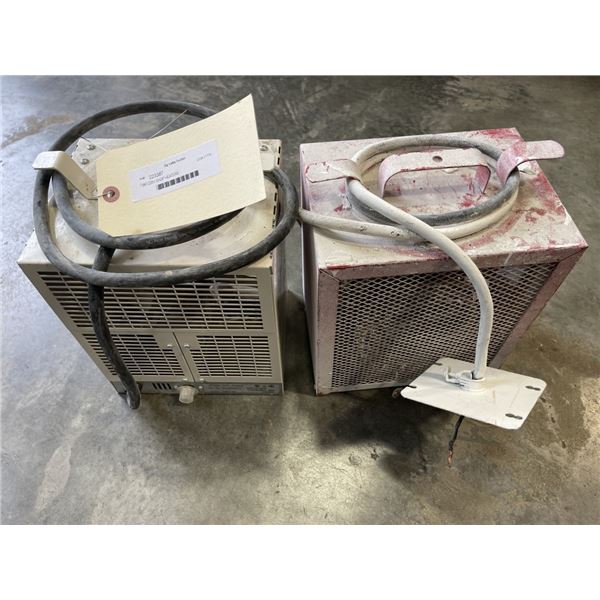 TWO 220V SHOP HEATERS