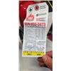Image 3 : 3 FULLY CHARGED CHEMICAL DRY FIRE EXTINGUISHERS WITH WALL MOUNT HOLDER BRACKETS