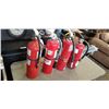Image 1 : LOT OF 4 FIRE EXTINGUISHERS