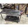 Image 2 : METAL 2 TIER CART WITH HANDLE