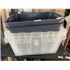 Image 1 : LOT OF LARGE TOTES, NO LIDS