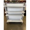 Image 1 : STAINLESS RETAIL GONDOLA  DISPLAY SHELF, DOUBLE SIDED