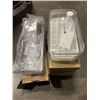 Image 1 : 2 NEW ICE CUBE TRAY SETS WITH SCOOP AND 5PC BATH CADDY SET