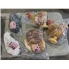 Image 1 : 5 ASSORTED PLUSH ANIMALS, CHICKEN, SNAIL AND MORE