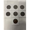Image 2 : 7 1800 GRADED ENGLAND PENNIES