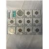 Image 1 : 1951 CANADIAN 5 CENT COINS "LARGE NICKEL" PLUS 10 CENT 1951 200TH ANNIVERSARY OF NICKEL
