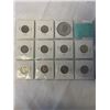 Image 2 : 1951 CANADIAN 5 CENT COINS "LARGE NICKEL" PLUS 10 CENT 1951 200TH ANNIVERSARY OF NICKEL