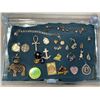 Image 2 : DISPLAY CASE WITH ASSORTED CHARM BRACELETS, CHARMS, PENDANTS ETC