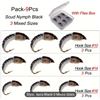 Image 1 : NEW ARTIFICIAL TROUT FISHING FLIES - 9PCS