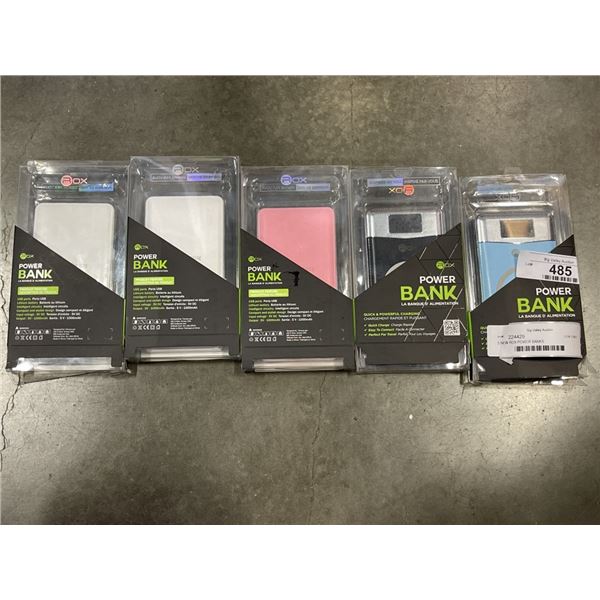 5 NEW ROX POWER BANKS