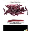 Image 3 : NEW 200PCS LIFELIKE RED EARTHWORM FISHING LURES