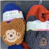 Image 2 : 8 PAIR OF AS KIDS NEW SHERPA SLIPPERS SIZE 10-13