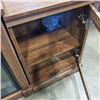 Image 2 : MODERN MEDIA CABINET WITH ELECTRIC FIREPLACE, WORKING