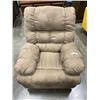 Image 1 : BROWN MICROFIBRE RECLINING CHAIR