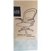 Image 2 : BRAND NEW ECCONITURE MODERN MESH BACK OFFICE CHAIR WITH FLIP UP ARMRESTS, GREY AND WHITE RETAIL $199