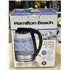 Image 2 : HAMILTON BEACH 1.7L GLASS KETTLE - TESTED WORKING