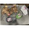 Image 1 : 5 ASSORTED PLUSH ANIMALS, MANTIS, CHICKEN AND MORE