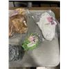 Image 2 : 5 ASSORTED PLUSH ANIMALS, MANTIS, CHICKEN AND MORE