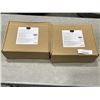 Image 1 : 2 NEW HEATHER COTTON JERSEY BED SHEET SETS, TWIN SIZE, EACH INCLUDES FLAT SHEET, FITTED SHEET AND PI