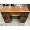 Image 1 : 7 DRAWER WATERFALL VINTAGE DESK