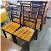 Image 1 : FOUR MATCHING DINING SIDE CHAIRS