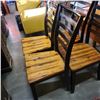 Image 2 : FOUR MATCHING DINING SIDE CHAIRS