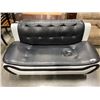 Image 1 : BLACK LEATHER MODERN SOFA