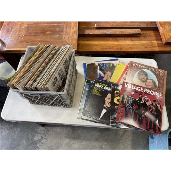 CRATE OF VARIOUS RECORDS