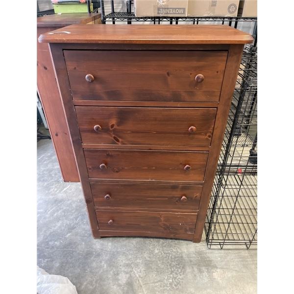 5 DRAWER HIGHBOY DRESSER