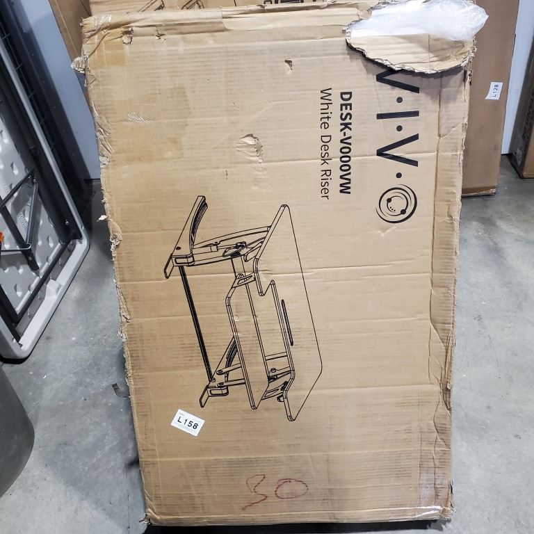 WHITE DESK RISER
