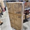Image 1 : ELECTRIC SIT-STAND DESK BLACK FRAME WITH BROWN BUTCHER BLOCK TOP