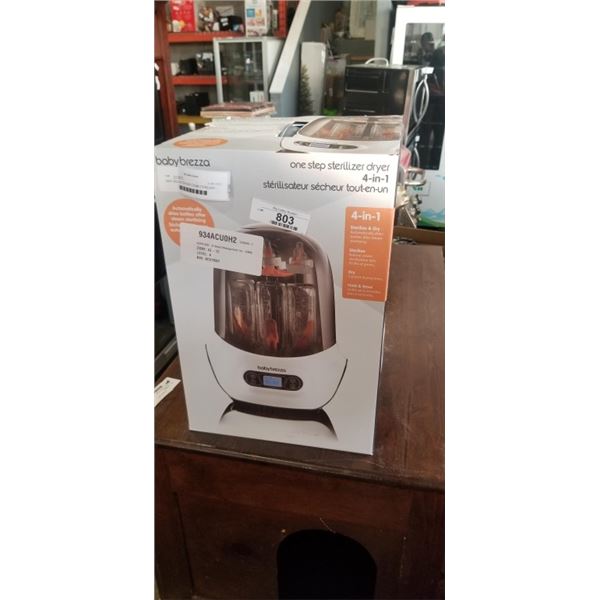 BABY BREZZA STERI-DRY STEAM STERILIZER - TESTED WORKING, RETAIL $119