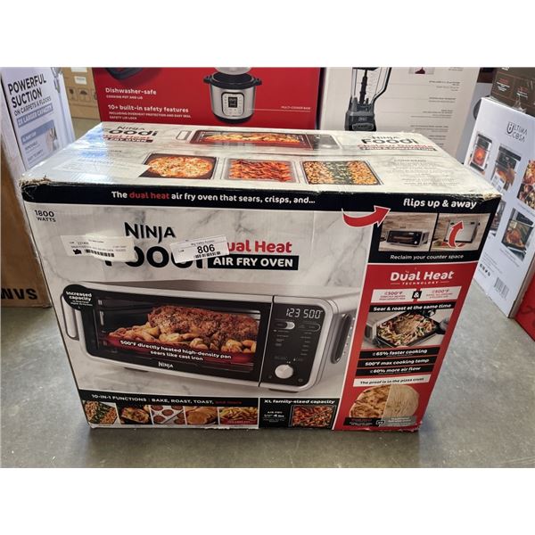NINJA FOODI DUAL HEAT AIR FRY OVEN - TESTED WORKING, RETAIL $269
