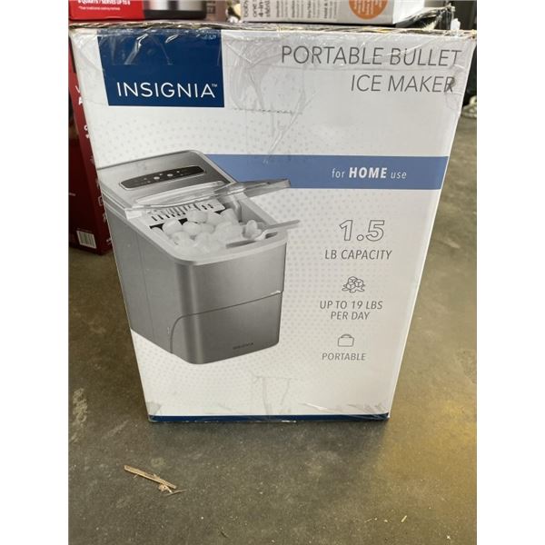 INSIGNIA 26LB PORTABLE ICE MAKER - TESTED WORKING, RETAIL $299