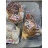 Image 3 : 5 ASSORTED PLUSH ANIMALS,POODLE, CHICKEN, BELUGA AND MORE