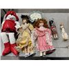 Image 1 : ASSORTED COLLECTION OF VINTAGE AND ANTIQUE DOLLS, SOME PORCELAIN AND WITH ACCESSORIES