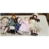 Image 2 : ASSORTED COLLECTION OF VINTAGE AND ANTIQUE DOLLS, SOME PORCELAIN AND WITH ACCESSORIES