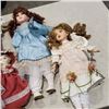 Image 2 : ASSORTED COLLECTION OF VINTAGE AND ANTIQUE DOLLS, SOME PORCELAIN AND WITH ACCESSORIES