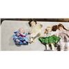 Image 2 : ASSORTED COLLECTION OF VINTAGE AND ANTIQUE DOLLS, SOME PORCELAIN AND WITH ACCESSORIES