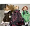 Image 2 : ASSORTED COLLECTION OF VINTAGE AND ANTIQUE DOLLS, SOME PORCELAIN AND WITH ACCESSORIES
