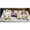 Image 1 : ASSORTED COLLECTION OF VINTAGE AND ANTIQUE DOLLS, SOME PORCELAIN AND WITH ACCESSORIES