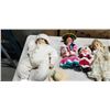 Image 2 : ASSORTED COLLECTION OF VINTAGE AND ANTIQUE DOLLS, SOME PORCELAIN AND WITH ACCESSORIES