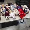 Image 1 : ASSORTED COLLECTION OF VINTAGE AND ANTIQUE DOLLS, SOME PORCELAIN AND WITH ACCESSORIES