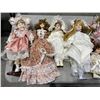 Image 2 : ASSORTED COLLECTION OF VINTAGE AND ANTIQUE DOLLS, SOME PORCELAIN AND WITH ACCESSORIES